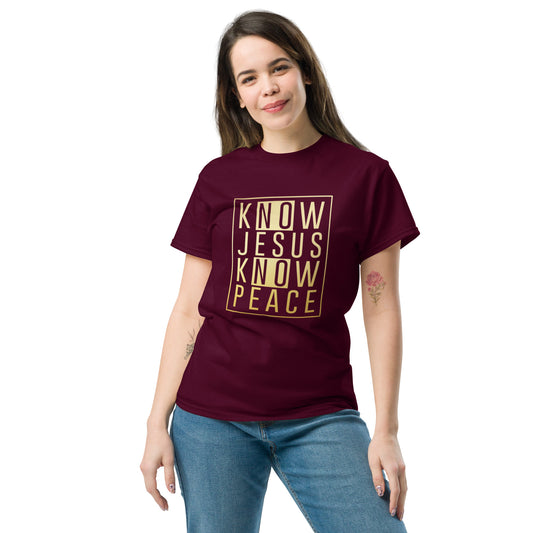 Know Jesus- Unisex classic tee