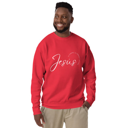 Jesus-El camino, La verdad y la vida-  Premium Sweatshirt (Unisex)